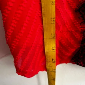 Red Black Lace Tank Top Women’s Large‎ Y2K 2000s Fairy Grunge Mall Goth Emo thumbnail 3