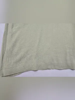 Rewash Tiered Wide-Leg Drawstring Pants in Light Olive Green Size XL thumbnail 14