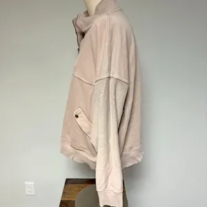 Aerie Luxe Motto Quarter Zip Pullover thumbnail 4