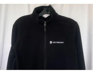 Patagonia Better Sweater M Womens Black Full Zip Fleece Jacket CRITTERCISM Logo thumbnail 2