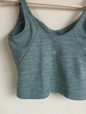 Lululemon Align Heathered Tidewater Teal Tank thumbnail 8