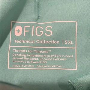 Women New Figs High Waisted Zamora Yoga Jogger Scrub Pant Surgical Green 5XLR thumbnail 7