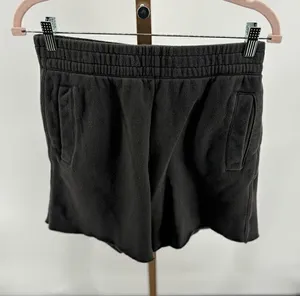 Aerie Gray Sweat Shorts with Pockets Elastic Waist Size Small thumbnail 1