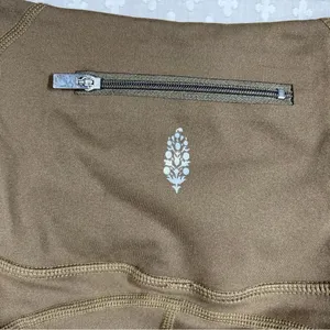 Free People Movement‎ Green High Rise Pocket Leggings thumbnail 4