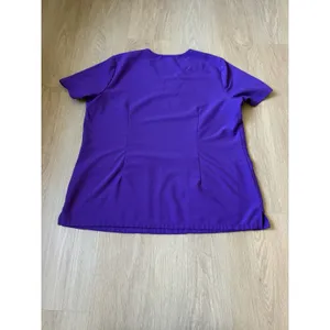 Figs Shirt Womans Purple Casma Scrubs 3 Pocket Technical Collection Top XL thumbnail 6