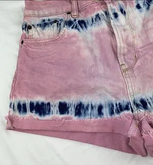 Jean shorts Pink Size M thumbnail 2