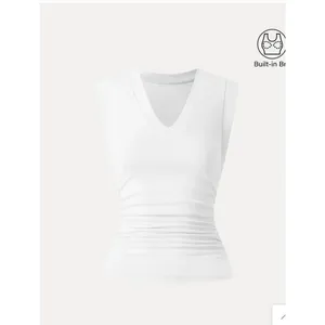 OGL Move Blue Ruched Side Sleeveless Bra Top Brami Size M New thumbnail 3