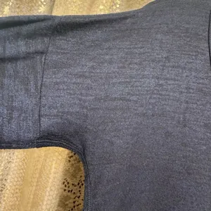 Abercrombie & Fitch Navy Blue Soft & Cozy V Neck Sweater Top Large thumbnail 4