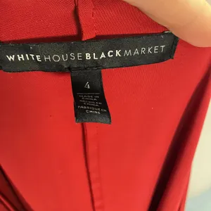 White House Black Market Red Dress Womens 4 Flowy Open‎ Sleeves Cocktail Wedding thumbnail 15