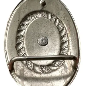 Vtg Belt Buckle Cowboy Boots Nickel Plated 90’s Western Rodeo Cowgirl Silver‌ thumbnail 7