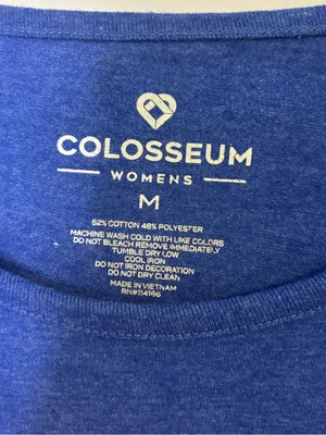 Colosseum Women's Florida Gators Blue Graphic Tee Size Medium thumbnail 4