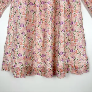 Hill House The Grace Nap Dress in Pink Multi Pansy thumbnail 7