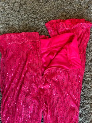Pink Sequin Flair Pants thumbnail 5