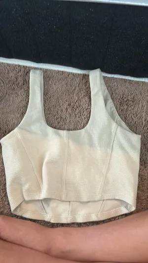Aerie Offline Tan/beige Corset Crop Top thumbnail 2