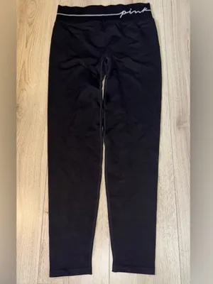 Victoria’s Secret pink black white high waist long leggings tights thumbnail 3