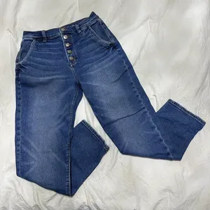 American Eagle Stretch Buttoned Jeans thumbnail 1