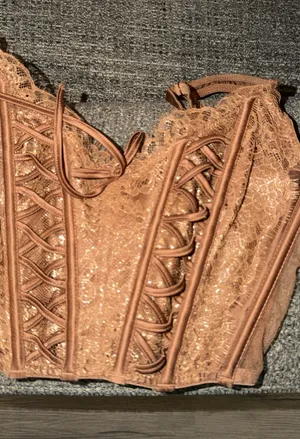 Victoria's Secret Corset Lace Top thumbnail 1