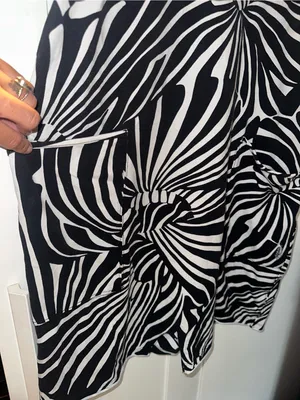 Free People Movement Printed Hot Shot Romper Black White Combo Zebra Graphic thumbnail 8