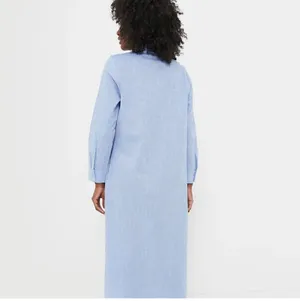 Tuckernuck Sky Blue Shirt Dress M thumbnail 5