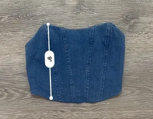 Vintage Y2K Denim Corset Top thumbnail 5