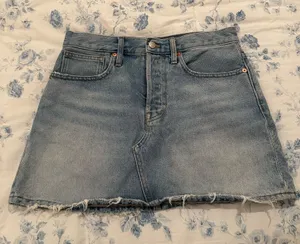 Madewell Denim Skirt Mini thumbnail 1