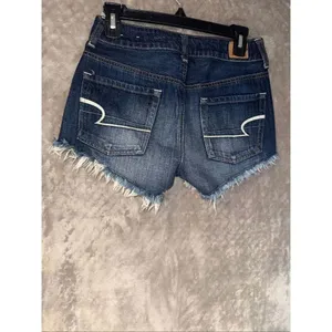 American Eagle Hi-Rise Festival Jean Shorts size 0 #772 thumbnail 6