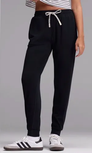 Cozy Earth Women's Small Studio Jogger Pants Mid Rise Black Modal Lounge Comfy thumbnail 1