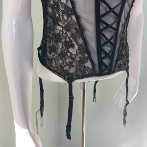 Victoria’s Secret Sexy Bustier Black with lace thumbnail 3