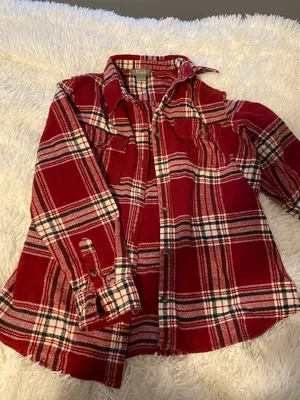 Red Flannel Size L thumbnail 2