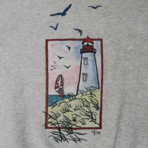 Vintage 90s Tultex Lighthouse Sweatshirt thumbnail 4