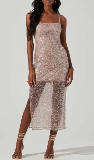 ASTR sequin dress thumbnail 1