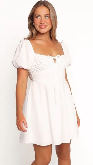 Petal and Pup NWT Eliska White Mini Dress Size Small thumbnail 1