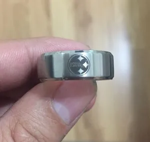 Silver stainless steel Pittsburgh Steelers Ring thumbnail 4
