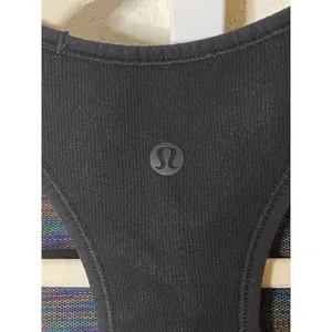 Lululemon‎ Love Revealed Bra Black Rainbow Seamless Racerback Size 6 thumbnail 4