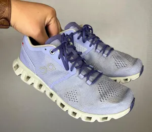 On Running Cloud X Lavender Ice Purple Lightweight Athletic Sneakers Shoe Size 8 thumbnail 1