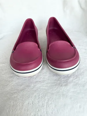 Crocs Womens Crocs Flats Pink Purple Ballet Shoes Hospital Size 6 thumbnail 4