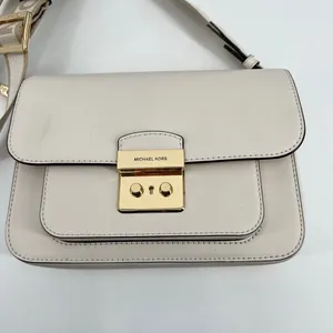 Michael Kors Sloan Editor Medium Leather Shoulder Bag crossbody gold hardware MK thumbnail 10