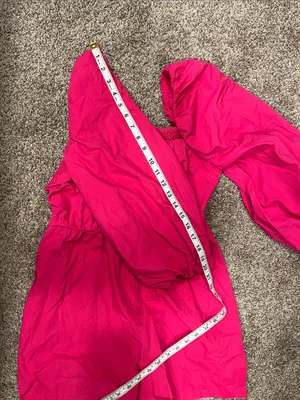 Mare mare x Anthropologie Hot Pink Puff Sleeve Romper Size XS thumbnail 9
