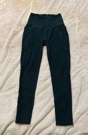 Beyond Yoga Spacedye Forest Green Leggings With Pockets thumbnail 1