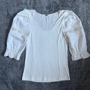 Free People Something Special Tee Women's Medium thumbnail 2