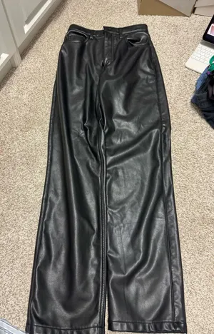 Abercrombie Leather Pants thumbnail 1