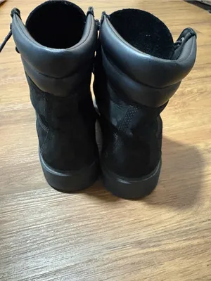 Timberland Premium Waterproof Boots Womens 9.5 Black Nubuck Lace Up A1I56S thumbnail 6