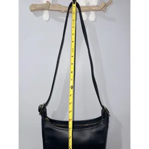 Coach Janice Legacy 9950 Crossbody Bag‎ Vintage Black Leather MINT COND V thumbnail 11