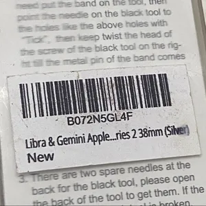 Libra Gemini Stainless Steel Apple Watchband thumbnail 10