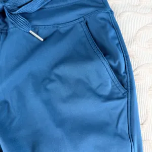 Women's Blue High Rise Drawstring Joggers Tapered Activewear Pants XS Regular thumbnail 2