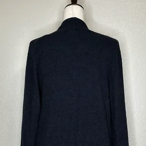 Barefoot Dreams Cozychic Lite Black Open Front Cardigan, Size S/M thumbnail 11
