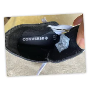 Converse Run Star Hike Platform High Top Sneakers Womens 9 Black White thumbnail 9