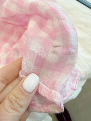 FRANKIE’S BIKINIS‎ Cristabelle Linen Maxi Dress Pink White Gingham Cottagecore thumbnail 7