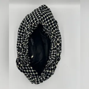 Giannini Black & White Grid Pattern “Dumpling” Handbag thumbnail 6