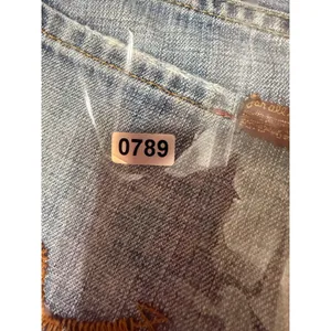 7 For All Mankind Vintage Y2K Bootcut Jeans Size 30 Low‎ Rise Light Wash McBling thumbnail 11